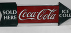 Coca Cola Sign Metal Arrow Direction Vintage Style Wall Decor Man Cave 26 x9 