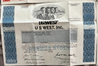 Lot Of 4 Stocks Certificates Different Communication Companies  1984-1990