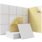 18 36 Pack Acoustic Panels Self-adhesive Studio Noise Soundproofing Wall Tiles