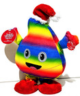Rainbow Christmas Poop - 9  Poo Emoji Plush - Dan Dee - Dances sings - Tags
