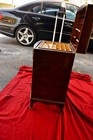 Vintage Federal Style Mahogany Bow Front  perfect Sewing Cabinet  Caswell-runyan