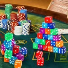 36 Pieces Casino Dice Set 19mm Large Dice Game Acrylic 6 Sided Colored Dice B   