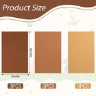 9 Pcs Brown Felt Sheets  7 8   11 8  1mm Thick Soft Fabric Sheet 3