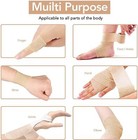 Adherent Self First Adhesive Bandage Elastic Medical Aid Rolls Wrap Gauze Tape
