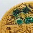 Great Smoky Mountains Souvenir Plate Tennessee Ceramic Vintage Wall Art Rustic