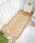 Rose Rug Runner Romantic Rose Flower Carpet Shaggy Area Rugs Bath Mat Flower    