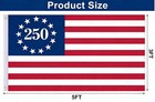 250th Anniversary American Flag 3x5 Ft Outdoor Edition 1776 - 2026 American Flag