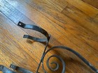 Vintage Scrolled Wrought Iron Sign Hanger Pole Bracket Holder Antique