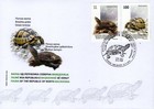 North Macedonia 2024 fdc And Set 4v animals turtles tortoise 