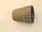 Antique Ketcham   Mcdougall Sterling Silver Thimble Size 6 Embossed Scroll Band