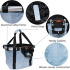Bike Basket small Pets Cat Dog Folding Carrier removable Bicycle Handlebar Front