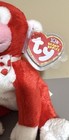 Ty Beanie Baby Babies With Tags Intact  2003 Valentine Monkey Red 10 Years