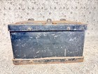 Antique Wells Fargo Cast Iron Strong Box Bank Safe Strongbox Stagecoach Railroad