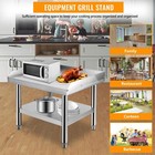 Stainless Steel 48 X 28 X 24 In Equipment Grill Table For Kitchen   Restaurant