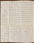 Pa Quaker History  1849 Pen   Ink Letter W cross-writing Morris  Hacker  Byberry