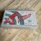 Vintage Wind-up Toy  Tumbling Pierrot W box Celluloid Made An Occupied Japan