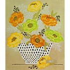 Breath Of Spring Vintage Crewel Embroidery Kit Wicker Basket Of Flowers Cottage