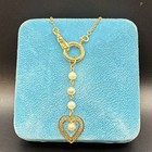 Stunning Vintage 12k Gold Filled Pocket Watch Chain Fob  Dog Clip  Heart Charm