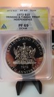 1972 Trinidad Tobago 10 Dollars Sil--ver Coin graded By Pcgs Pf66 35 Grams