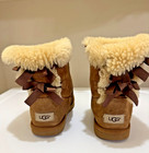 Ugg Australia Womens Bailey Bow Ii Boots  Chestnut Size 9 Retail  225