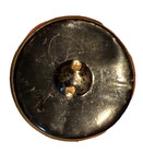 Gorgeous  Large Antique Victorian Gay 90   s  Faceted Purple Jeweled Button