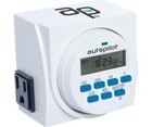 Autopilot Dual Outlet Digital 7 Day Timer Tm01715d Hydrofarm