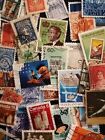 100  World Wide Postage Stamps   Randomly Selected World Post Stamps  Timbres 