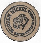 Secrets  Token coin  Buffalo Wooden Nickel
