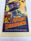 1959 The Atomic Submarine Original 14x36    Insert Movie Poster Cult Horror Sci Fi