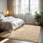 Soft Fluffy Indoor Shaggy Area Rugs For Living Room Bedroom Anti Slip Floor Mats