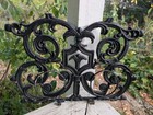 Authentic 23  Cast Iron Wall Plant Stand Holder Antique Victorian French