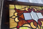 1 Of A Pair Of Nice Beveled Center Stained Glass Window