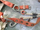 Vtg Klein Tools 5416 Model 5480-2 Lineman   s Belt With 2 Bags   Rope Size M Floor