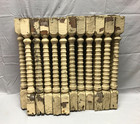 Vintage Lot 35 Turned Shabby Tan 2x22 Exterior Porch Spindles Chic Old 916-23b