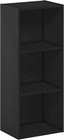 3-tier Cube Bookcase Storage Home Bookshelf Display Rack Shelf Organizer Black