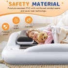 Inflatable Toddler Travel Bed - Portable Toddler Kids Travel Bed With Safety    