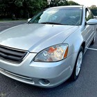 2002-2004 Nissan Altima Factory Replacement Halogen Headlights Pair Chrome