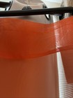 2 Panels - Sheer Window Rod Pocket Curtain Set 84  Long 52    Wide-orange