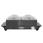Prime Cuisine Twin Buffet Warmer  black 