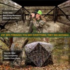 Hunting Blind See Through 270 Degree  2-3 Person Pop Up Deer Blind Ground Blind