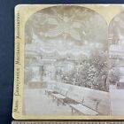 Flag Display At Thirteenth Exhibition Stereoview Boston Ma Antique C1878 Y13585