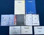 Campagnolo Vintage Paperwork Lot  9 Pcs Catalogs Dealer Services-parts-technical