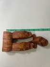 Vintage 3 75  Hand-carved Wooden 3 Wise Monkeys Figurine See Hear Speak No Evil