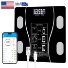 Black Scale Body Smart Digital Weight For Fat Bathroom Bluetooth Muscle With Bmi