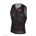 Castelli Rosso Corsa Mens M Free Tri 2 Top Black Triathlon Cycling Jersey