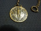 Bsa Boy Scouts Of America Watch Fob With Chain - Free Shipping