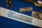 Nos Kirsch Chateau Decorative Traverse Rod Set 66 -120  Rings Ant Brass 51136-62