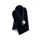 2 Pcs Black 5 1 4 h Necklace Display With Easel