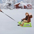 Snow Sled  Single Rider Winter Sleigh  Outdoor  snow Sled For Toddlers   Kids