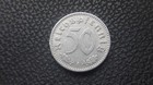 50 Penning 1940 A Coin Rare Old Wwii Antique Germany 3 Reich Ss Nazi Swastika M5